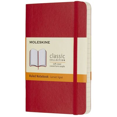 Moleskine MSK P NOTES LIJN SOFT - ROOD Moleskine MSK P NOTES LIJN SOFT - ROOD