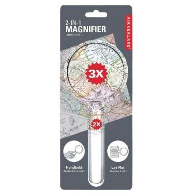 Kikkerland Acrylic Magnifier Kikkerland Acrylic Magnifier