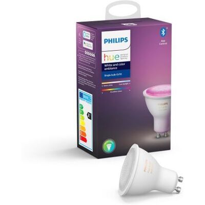 Philips Hue Philips Smart lamp Hue Wit & Kleur GU10 5.7 W Philips Hue Philips Smart lamp Hue Wit & Kleur GU10 5.7 W