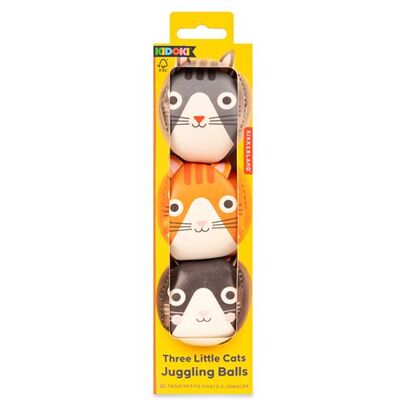 Kikkerland Gadget 3 kleine jongleerkatjes Kidoki Kikkerland Gadget 3 kleine jongleerkatjes Kidoki