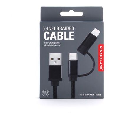 Kikkerland Telefoonoplader Zwart Kikkerland Telefoonoplader Zwart