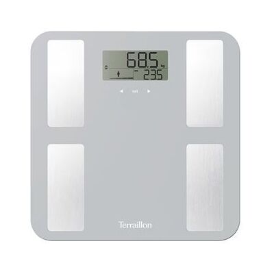Terraillon Smart Connect slimme personenweegschaal met impedantiemeter Grijs Terraillon Smart Connect slimme personenweegschaal met impedantiemeter Grijs