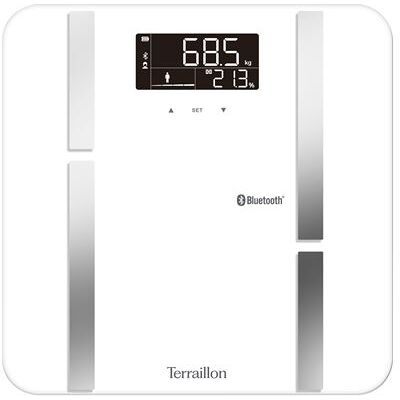 Terraillon Aangesloten personenweegschaal X-Line Connect 15403 Wit Terraillon Aangesloten personenweegschaal X-Line Connect 15403 Wit