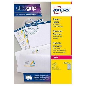 Avery - adresetiketten - 1625 etiket(ten) Avery - adresetiketten - 1625 etiket(ten)