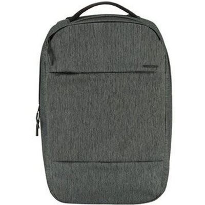 Incase Designs City Compact - Rugzak voor notebook - 15.6" - zwart heather, pistoolmetaal grijs Incase Designs City Compact - Rugzak voor notebook - 15.6" - zwart heather, pistoolmetaal grijs