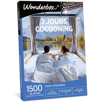Wonderbox Cadeaubox 3 Jours Cocooning FR Wonderbox Cadeaubox 3 Jours Cocooning FR
