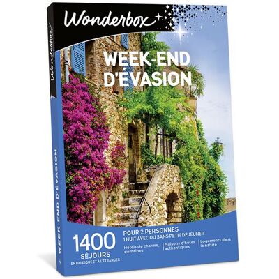 Wonderbox Cadeaubox Week-End D'Evasion FR Wonderbox Cadeaubox Week-End D'Evasion FR