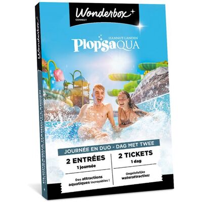 Wonderbox Cadeaubox Plopsaqua Landen FR/NL Wonderbox Cadeaubox Plopsaqua Landen FR/NL