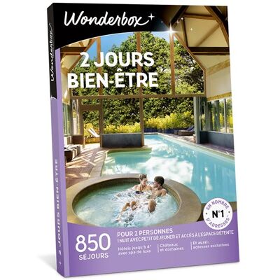 Cadeaubox Wonderbox 2 Jours Bien-Être - FR Cadeaubox Wonderbox 2 Jours Bien-Être - FR