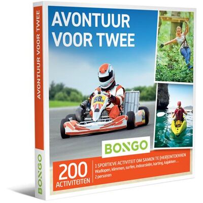 Cadeaubox Bongo Avontuur voor Twee - NL Cadeaubox Bongo Avontuur voor Twee - NL