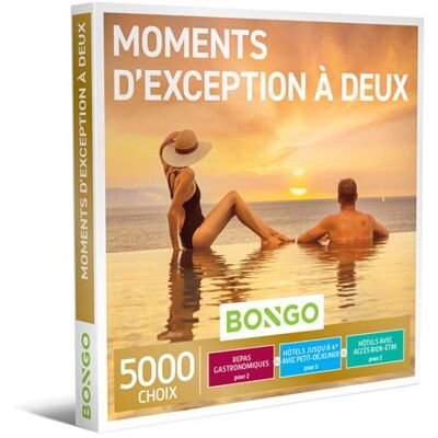 Cadeaubox Bongo Moments d'exception à deux - FR Cadeaubox Bongo Moments d'exception à deux - FR