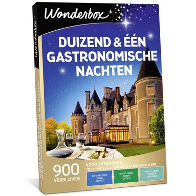 Cadeaubox Wonderbox Duizend & Een Gastronmische Nachten NL Cadeaubox Wonderbox Duizend & Een Gastronmische Nachten NL