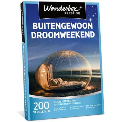 Cadeaubox Wonderbox Buitengewoon Droomweekend - NL Cadeaubox Wonderbox Buitengewoon Droomweekend - NL