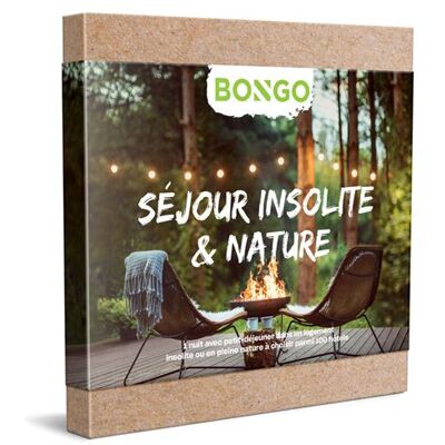 Cadeaubox Bongo Séjour Insolite & Nature - FR Cadeaubox Bongo Séjour Insolite & Nature - FR