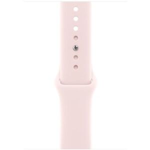Apple - Bandje voor smart watch - 46mm - M/L (past op polsen 160 - 210 mm) - zachtroze - voor Watch Hermès Series 9, SE 3, Series 10, Series 11, Series 8, Series 9, Ultra 2, Ultra 3 Apple - Bandje voor smart watch - 46mm - M/L (past op polsen 160 - 210 mm) - zachtroze - voor Watch Hermès Series 9, SE 3, Series 10, Series 11, Series 8, Series 9, Ultra 2, Ultra 3