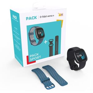 Pack: Smartwatch Fitbit Versa 4 Zwart + Polsband + 6 maanden Fitbit Premium Pack: Smartwatch Fitbit Versa 4 Zwart + Polsband + 6 maanden Fitbit Premium