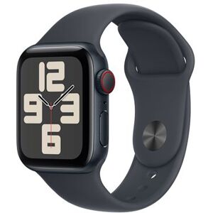 Apple Watch SE GPS + Cellular 40 mm Midnight Aluminium Case met Midnight Sportband S/M Apple Watch SE GPS + Cellular 40 mm Midnight Aluminium Case met Midnight Sportband S/M