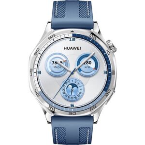 Huawei Smartwatch Watch GT 5 46 mm Roestvrij staal met Blauwe nylon band Huawei Smartwatch Watch GT 5 46 mm Roestvrij staal met Blauwe nylon band