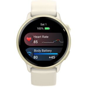 Garmin Smartwatch Vívoactive 6 42 mm Ivoor met Beige bandje Garmin Smartwatch Vívoactive 6 42 mm Ivoor met Beige bandje