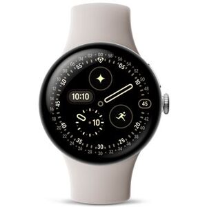 Google Smartwatch Pixel Watch 4 4G 41 mm Gepolijst zilver met fluoroelastomeer Sportband Porcelain Google Smartwatch Pixel Watch 4 4G 41 mm Gepolijst zilver met fluoroelastomeer Sportband Porcelain
