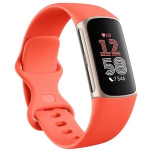 Fitbit Activity Tracker Charge 6 Rose goud en Koraal Fitbit Activity Tracker Charge 6 Rose goud en Koraal