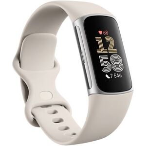 Fitbit Activity Tracker Charge 6 Porselein en Zilver Fitbit Activity Tracker Charge 6 Porselein en Zilver