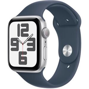 Apple Watch SE GPS 44 mm Silver Aluminium Case met Stormblauw Sportbandje M/L Apple Watch SE GPS 44 mm Silver Aluminium Case met Stormblauw Sportbandje M/L