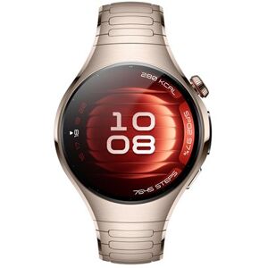 Huawei Smartwatch Watch 5 42 mm Bluetooth Goudkleurig met Gouden leren bandac Huawei Smartwatch Watch 5 42 mm Bluetooth Goudkleurig met Gouden leren bandac