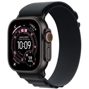 Apple Watch Ultra 3 GPS + Cellular 49 mm Black Titanium Case met Black Alpine Loop - Large Apple Watch Ultra 3 GPS + Cellular 49 mm Black Titanium Case met Black Alpine Loop - Large