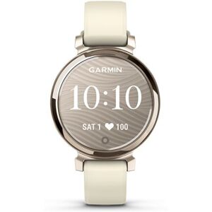 Garmin Smartwatch Lily 2 Cream Gold met siliconen bandje in kokoswit Garmin Smartwatch Lily 2 Cream Gold met siliconen bandje in kokoswit