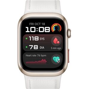 Huawei Smartwatch Watch D2 Bluetooth Gold met Witte fluorelastomeer band Huawei Smartwatch Watch D2 Bluetooth Gold met Witte fluorelastomeer band