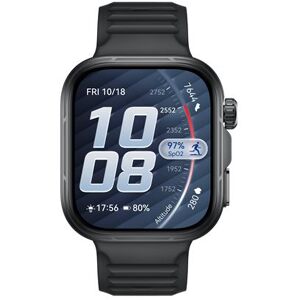 Huawei Smartwatch Watch Fit 5 Pro met Zwart met Zwart fluoroelastomeer bandje Huawei Smartwatch Watch Fit 5 Pro met Zwart met Zwart fluoroelastomeer bandje