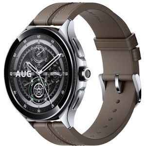 Xiaomi Smartwatch Mi Watch 2 Pro Bluetooth 46 mm Zilver met bruine leren band Xiaomi Smartwatch Mi Watch 2 Pro Bluetooth 46 mm Zilver met bruine leren band