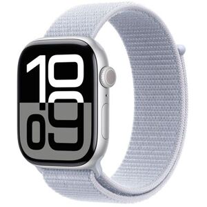 Apple Watch Series 10 GPS 46 mm Silver Aluminium Case met Wolkblauwe Solo Loop Apple Watch Series 10 GPS 46 mm Silver Aluminium Case met Wolkblauwe Solo Loop