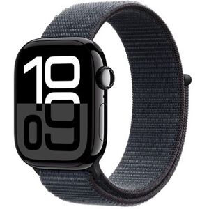 Apple Watch Series 10 GPS 42 mm Jet Black Aluminium Case met Violet Ink Solo Loop Apple Watch Series 10 GPS 42 mm Jet Black Aluminium Case met Violet Ink Solo Loop