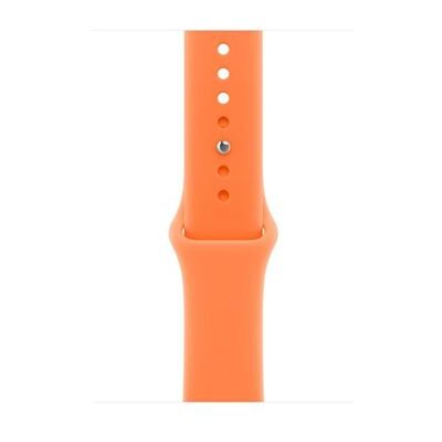 Apple - Bandje voor smart watch - 46mm - M/L (past op polsen 160 - 210 mm) - clementine - voor Watch Hermès Series 9, SE 3, Series 10, Series 11, Series 8, Series 9, Ultra 2, Ultra 3 Apple - Bandje voor smart watch - 46mm - M/L (past op polsen 160 - 210 mm) - clementine - voor Watch Hermès Series 9, SE 3, Series 10, Series 11, Series 8, Series 9, Ultra 2, Ultra 3