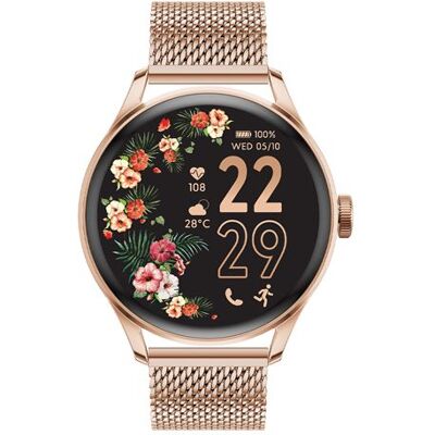 Ice-Watch Ice Watch Smartwatch Smart 2.0 38 mm Rosegold met Milanese armband Ice-Watch Ice Watch Smartwatch Smart 2.0 38 mm Rosegold met Milanese armband