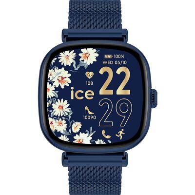 Ice-Watch Ice Watch Smartwatch Smart SQ 2.0 37 mm Milanese blauw Ice-Watch Ice Watch Smartwatch Smart SQ 2.0 37 mm Milanese blauw