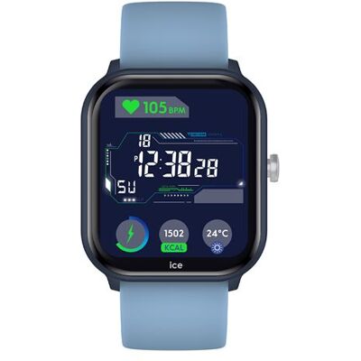 Ice-Watch Ice Watch Smartwatch Smart Junior 3.0 35,4 mm Blauw met Lichtblauwe band Ice-Watch Ice Watch Smartwatch Smart Junior 3.0 35,4 mm Blauw met Lichtblauwe band