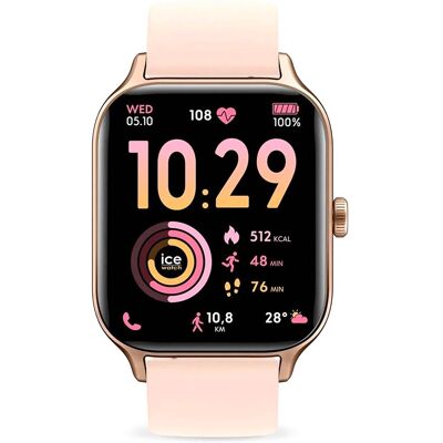 Ice-Watch Ice Watch Smartwatch Fit RT 3.0 1.75 GPS 36 mm Roségoud met nude armband Ice-Watch Ice Watch Smartwatch Fit RT 3.0 1.75 GPS 36 mm Roségoud met nude armband