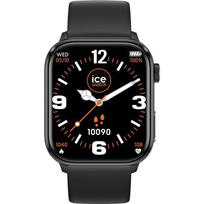 Ice-Watch Smartwatch Smart 2.0 38 mm Zwart met zwart bandje Ice-Watch Smartwatch Smart 2.0 38 mm Zwart met zwart bandje