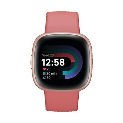 Smartwatch Fitbit Versa 4 Copper Pink - Inclusief 6 maanden Fitbit Premium Smartwatch Fitbit Versa 4 Copper Pink - Inclusief 6 maanden Fitbit Premium