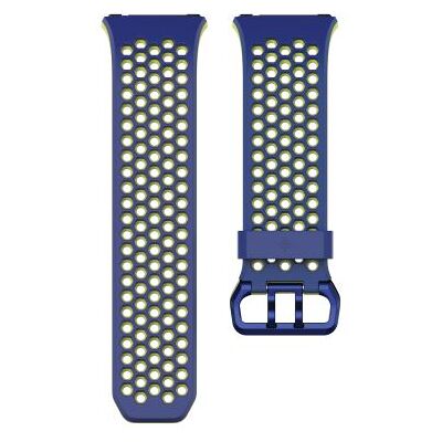 Fitbit Sport Band - Horlogebandje voor smart watch - groot - cobalt & lime - voor Fitbit Ionic Fitbit Sport Band - Horlogebandje voor smart watch - groot - cobalt & lime - voor Fitbit Ionic