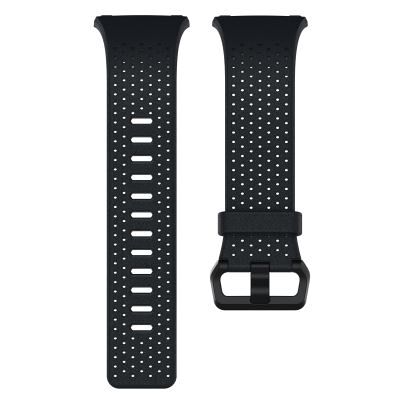 Fitbit Perforated Leather Band - Horlogebandje voor smart watch - klein - middernachtblauw - voor Fitbit Ionic Fitbit Perforated Leather Band - Horlogebandje voor smart watch - klein - middernachtblauw - voor Fitbit Ionic