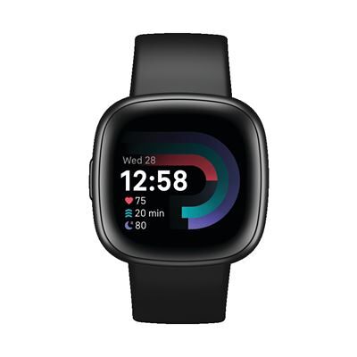 Smartwatch Fitbit Versa 4 Anthracite Black - Inclusief 6 maanden Fitbit Premium Smartwatch Fitbit Versa 4 Anthracite Black - Inclusief 6 maanden Fitbit Premium