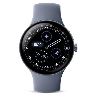 Google Smartwatch Pixel Watch 4 Bluetooth 45 mm Satijngrijs met fluoroelastomeer Sportband Moonstone Google Smartwatch Pixel Watch 4 Bluetooth 45 mm Satijngrijs met fluoroelastomeer Sportband Moonstone