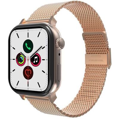 Just In Case Silksteel Strap Apple Watch 40/41/42 mm Roségoud Just In Case Silksteel Strap Apple Watch 40/41/42 mm Roségoud