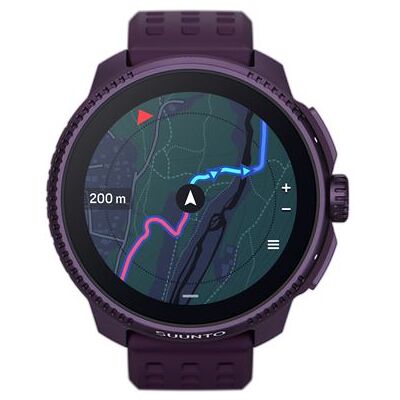 Suunto Smartwatch Race Violet met Amethist titanium siliconen horlogeband Suunto Smartwatch Race Violet met Amethist titanium siliconen horlogeband