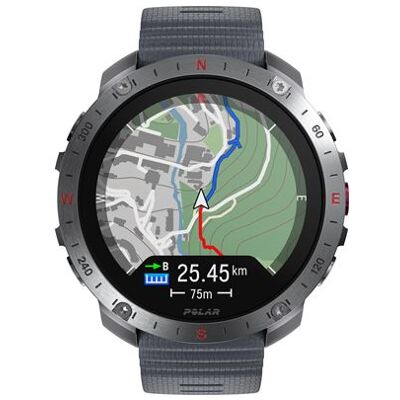 Polar Smartwatch Grit X2 Pro 35,3 mm Grijs met Grijze band Maat S L Polar Smartwatch Grit X2 Pro 35,3 mm Grijs met Grijze band Maat S L