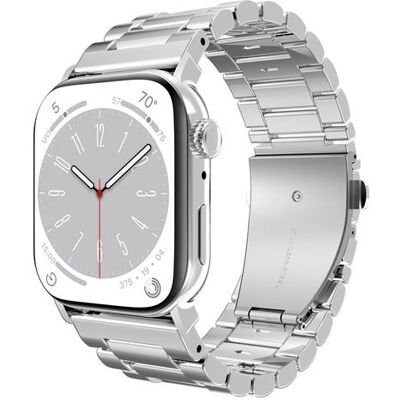 Just In Case Primesteel Strap Apple Watch 40/41/42 mm Zilver Just In Case Primesteel Strap Apple Watch 40/41/42 mm Zilver